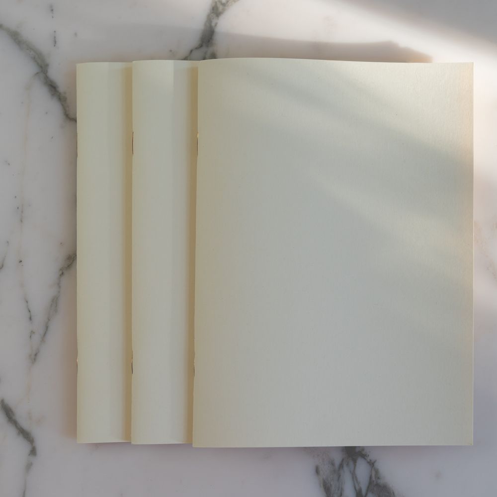 Harbor Cloth Notebook, Ivory